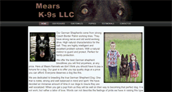 Desktop Screenshot of mearskennels.com