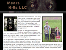 Tablet Screenshot of mearskennels.com